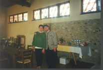 Angela Wagner und Samuel J. Fleiner im Fienile